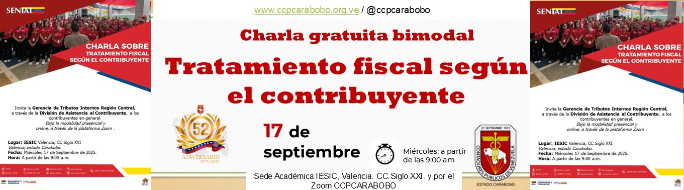 CHARLA-GRATUITA-BIMODAL-SENIAT---Tratamiento-fiscal-según-el-contribuyente---SEPTIEMBRE-2025